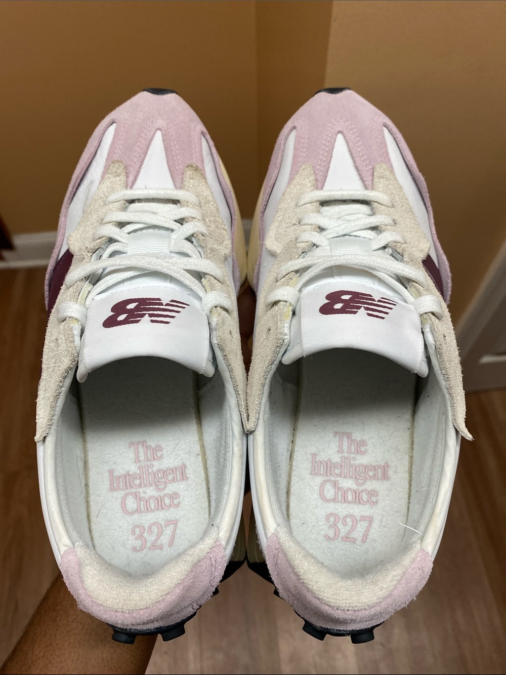 New Balance 327 “Twilight Haze Faded Plum” Size 9 U327WPKB - Picture 16 of 17